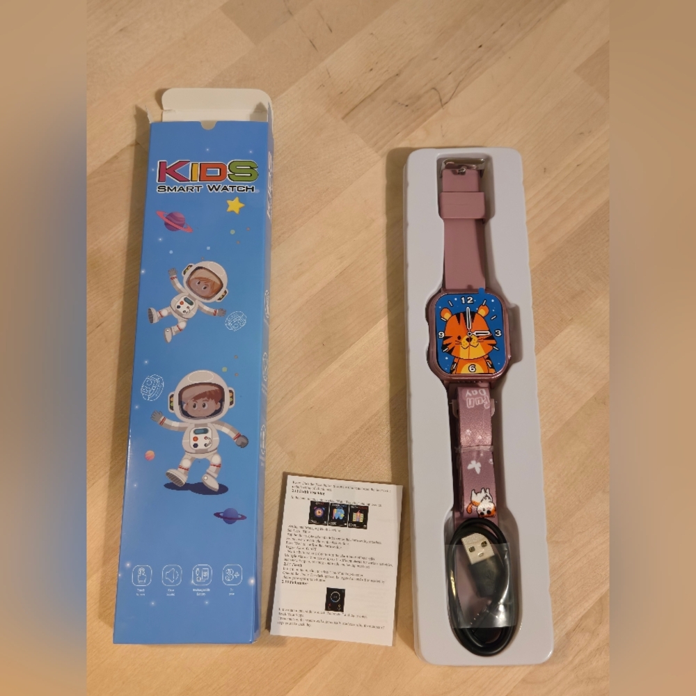 Kids Smart Watch Ages 3-12 Pink